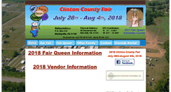 Desktop Screenshot of clintoncountyfairpa.com